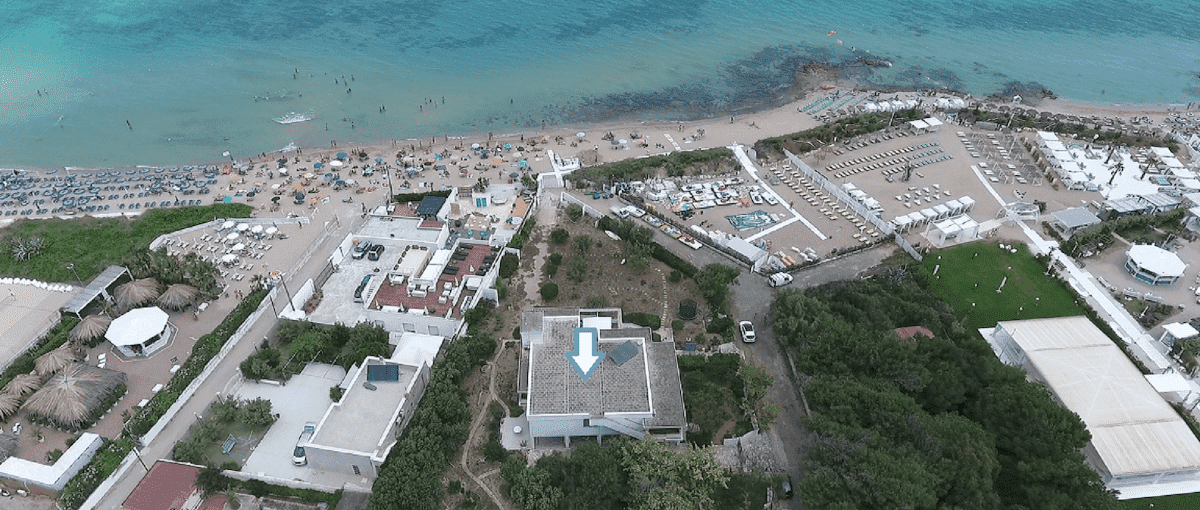 Eco Del Mare - Struttura vista dalla Spiaggia